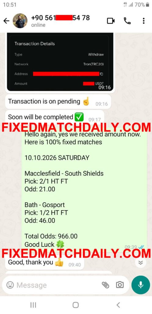 Fixed Matches