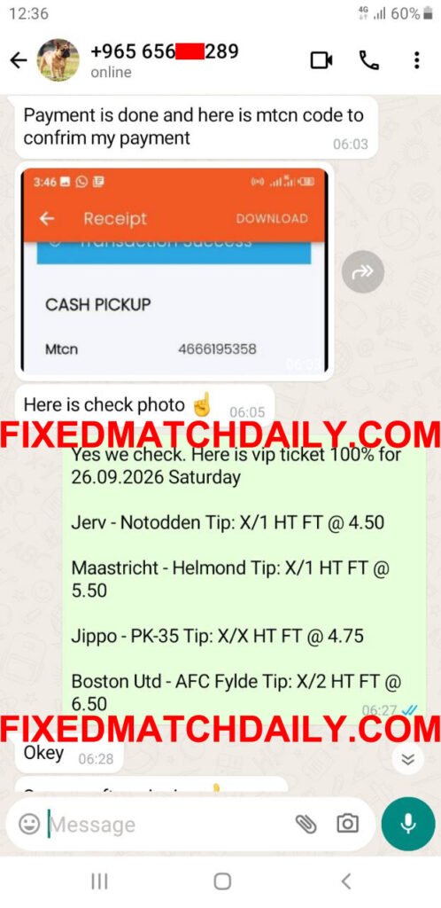 Best Fixed Matches 100% Sure