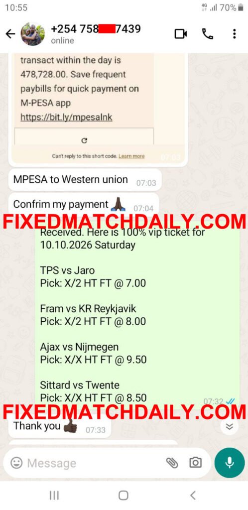 Correct Fixed Matches