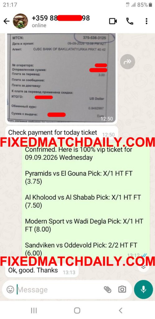 Correct Fixed Match Daily